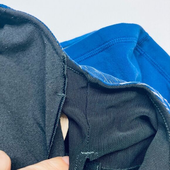 Lucy Womens Built In‎ Bra Activewear Tank Top Sleeveless Blue Small - Picture 7 of 7